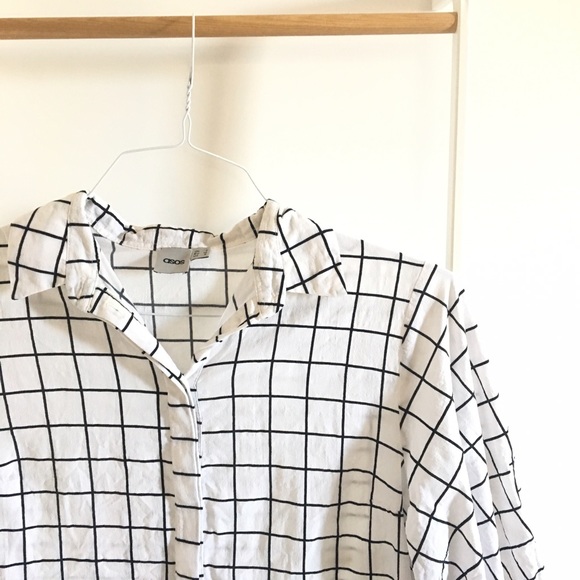 ASOS Blouse in Grid Print - Picture 4 of 4