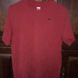 Red Nike tee