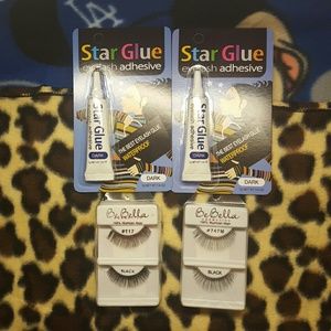 NEW BE BELLA EYE LASHES & STAR GLUE