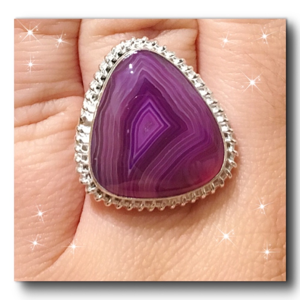 Agate .925 Ring