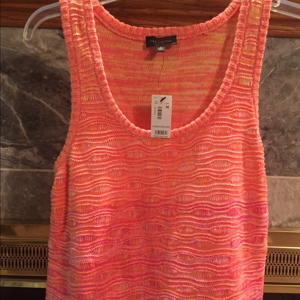 NWT The Limited Ombre Knit Sleeveless Top Medium