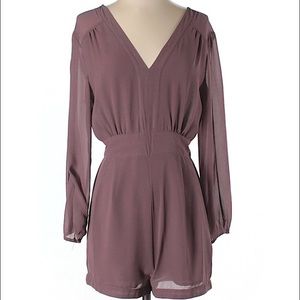 Naked Zebra Purple Romper, new condition