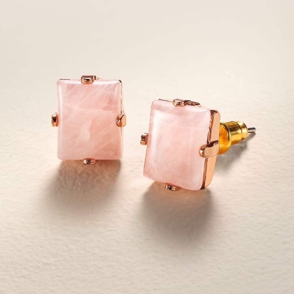 🆕 | Pink Quartz Earrings