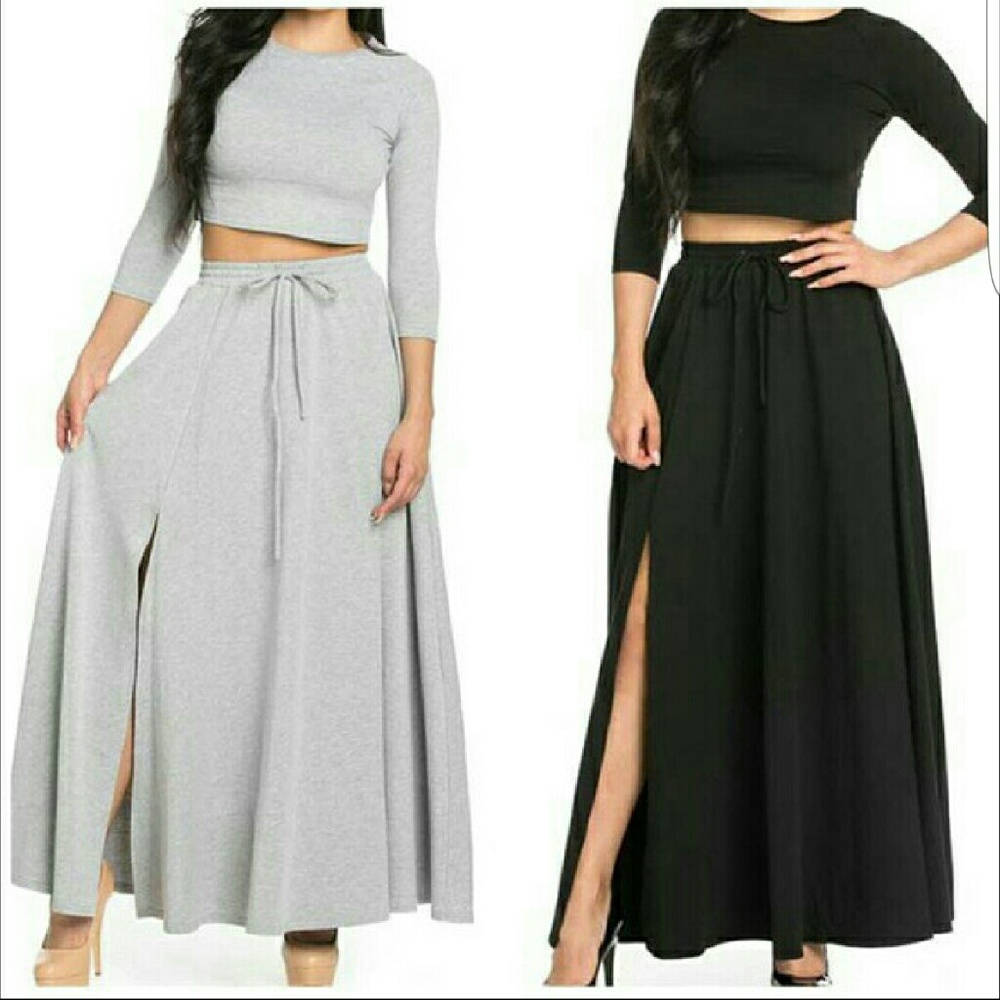 Two piece skirt set