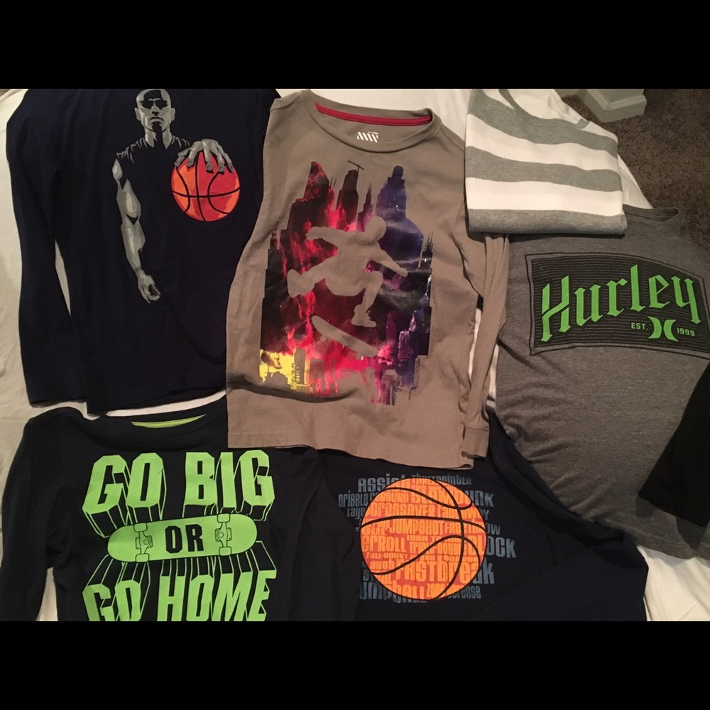 Boys long sleeve shirts