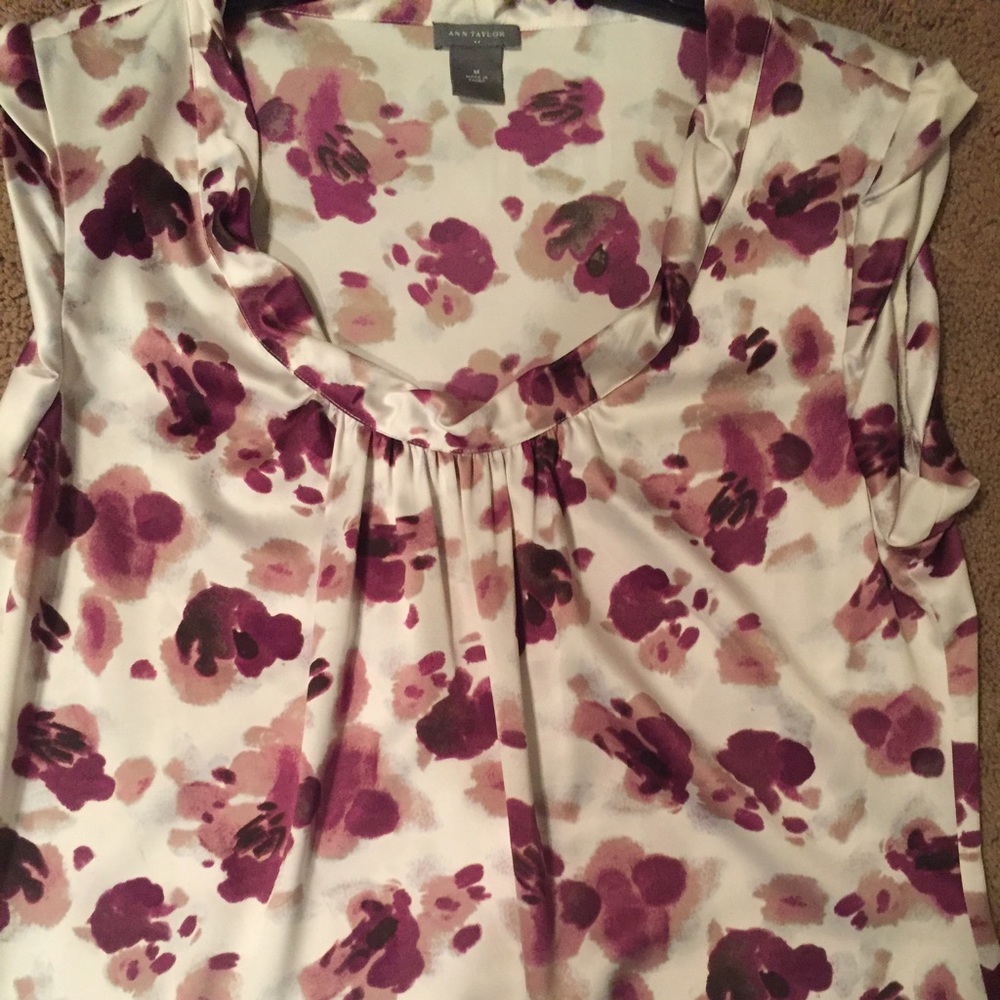 NWOT Ann Taylor Silk Sleeveless Top, Medium