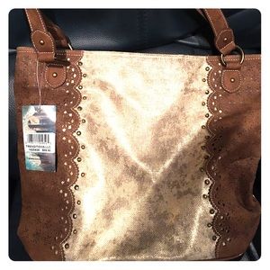 Western style carry-on bag, perfect mommy bag