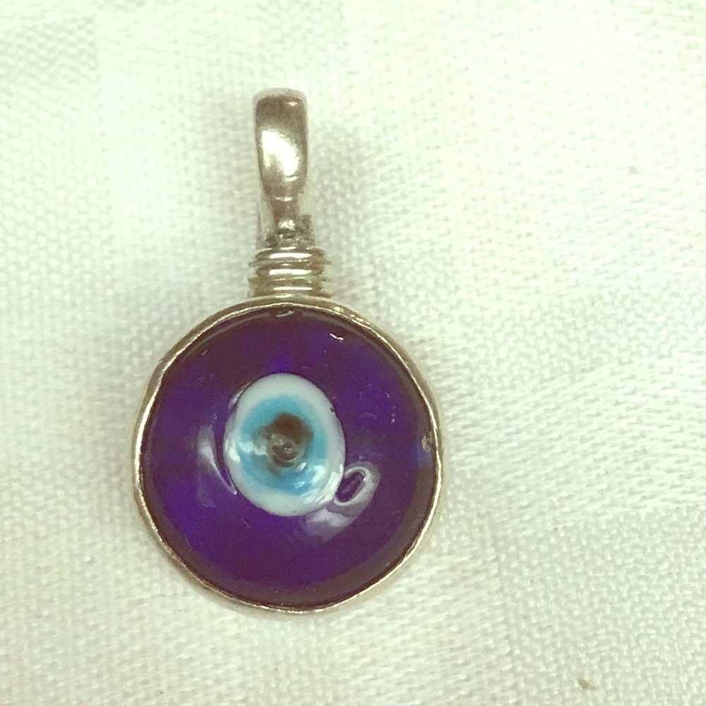 Coreen Cordova blue stone charm