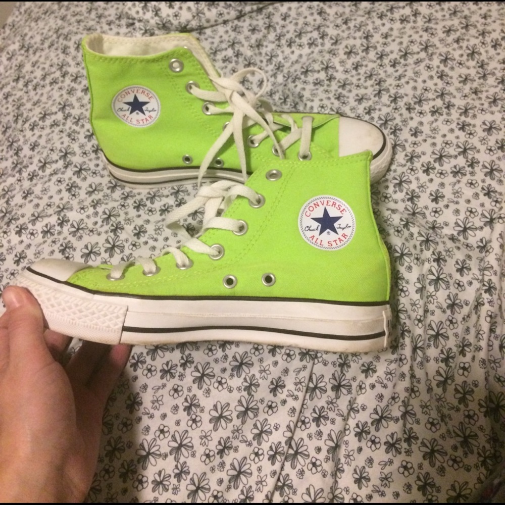 Lime green chucks