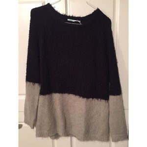 Kimchi Blue Oversized Two-Tone Sweater