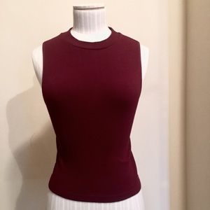 Prime Cut Stretch Tank with Mock Neck