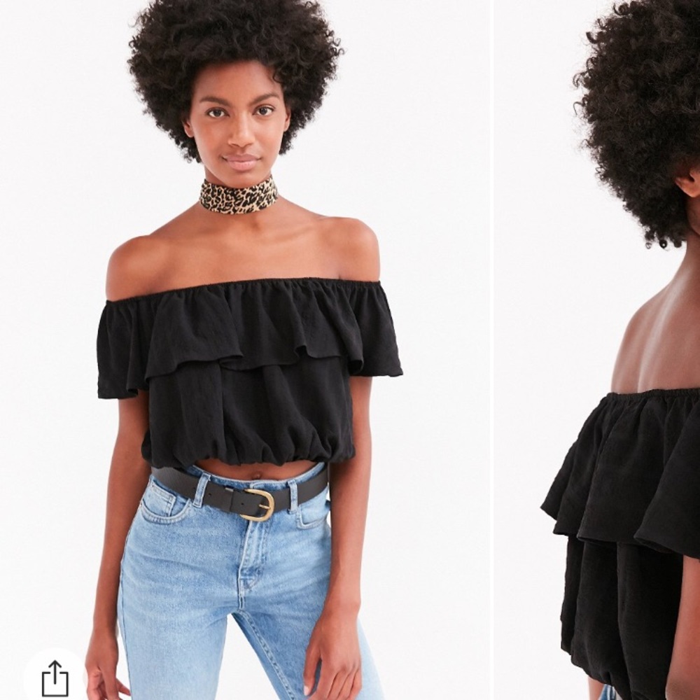 Kimchi blue off the shoulder top