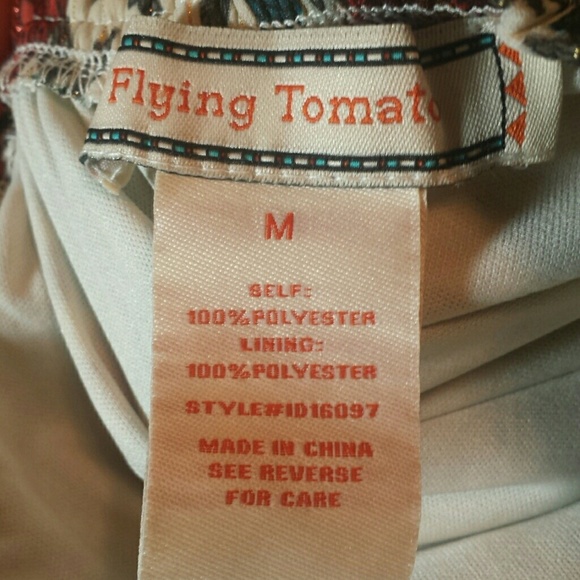 FINAL Flying Tomato Off Shoulder Dress Size Medium - Picture 5 of 5