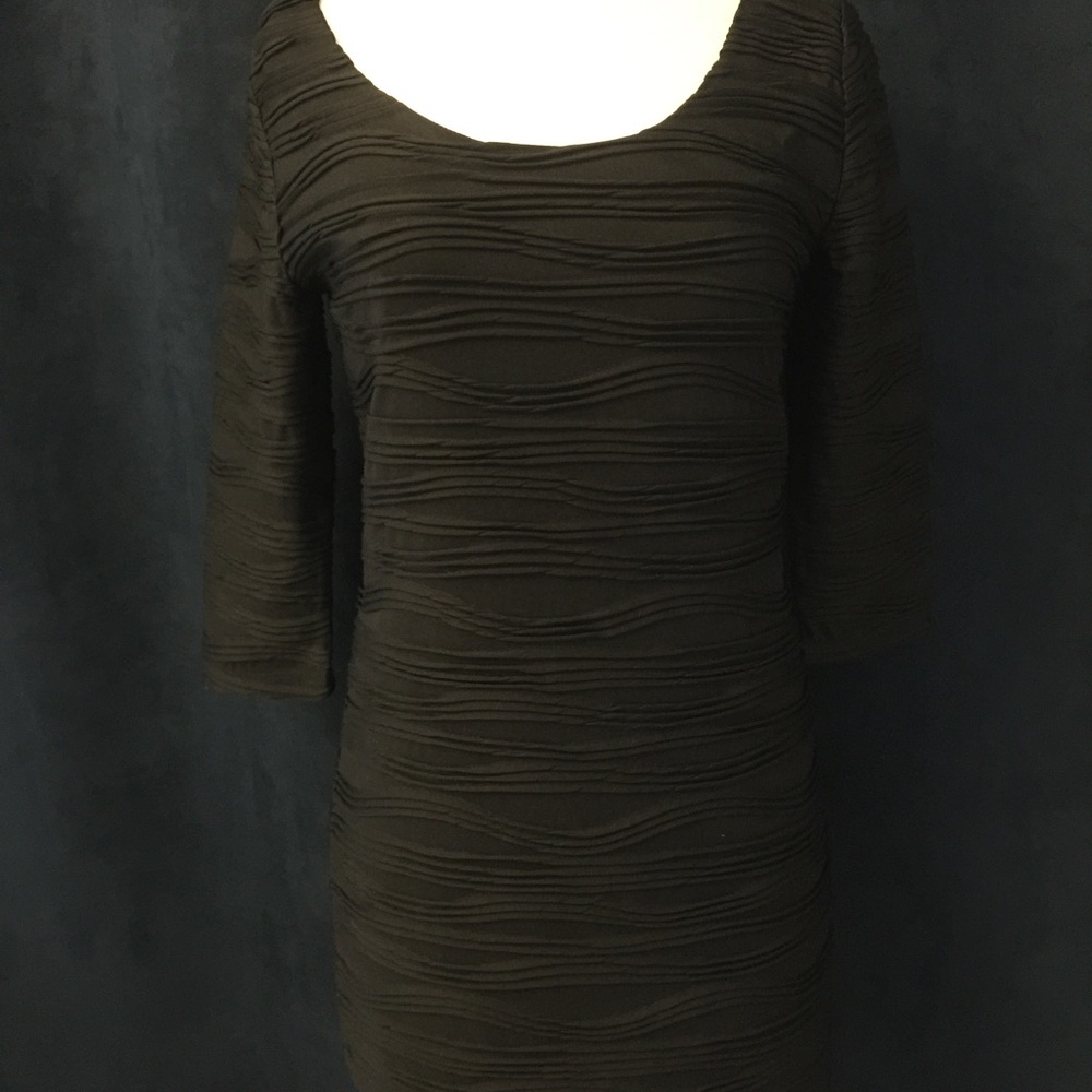 3/4 length sleeve mini dress