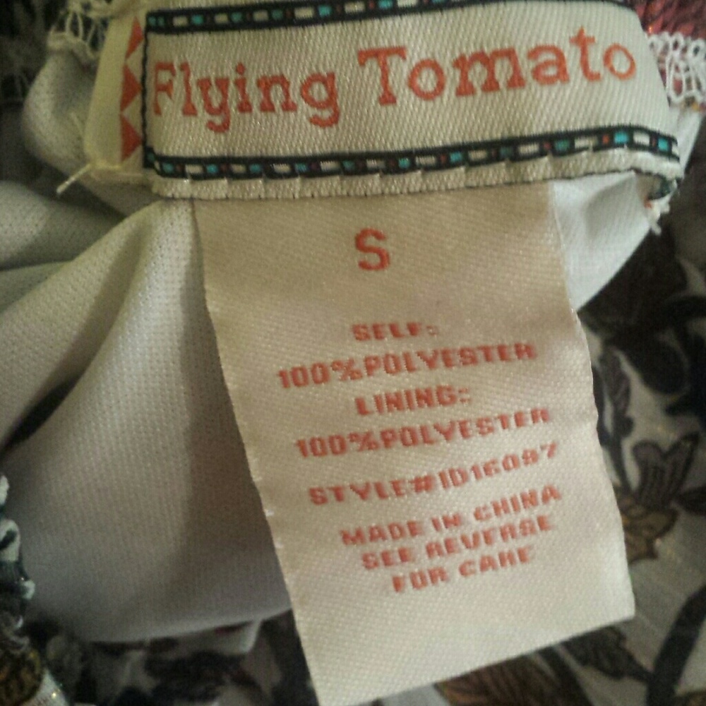 Flying Tomato Off Shoulder Floral Dress Small - Picture 6 of 6