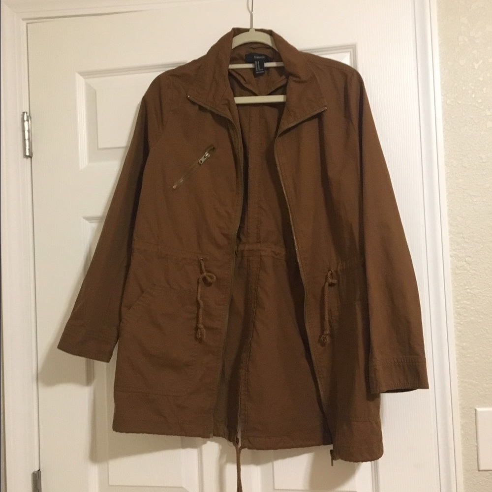 Forever 21 brown/camel jacket