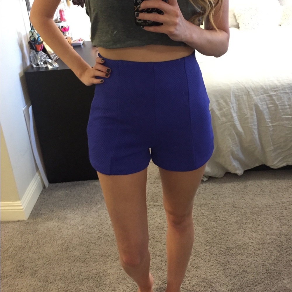 Knit High Waisted Shorts