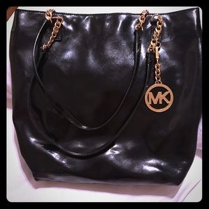 Black and Gold Michael Kors Purse