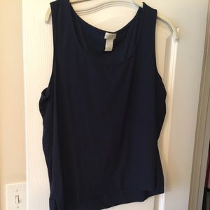 J Jill navy tank xl (16)
