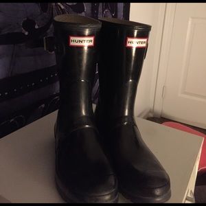 Short Black Hunter Boots