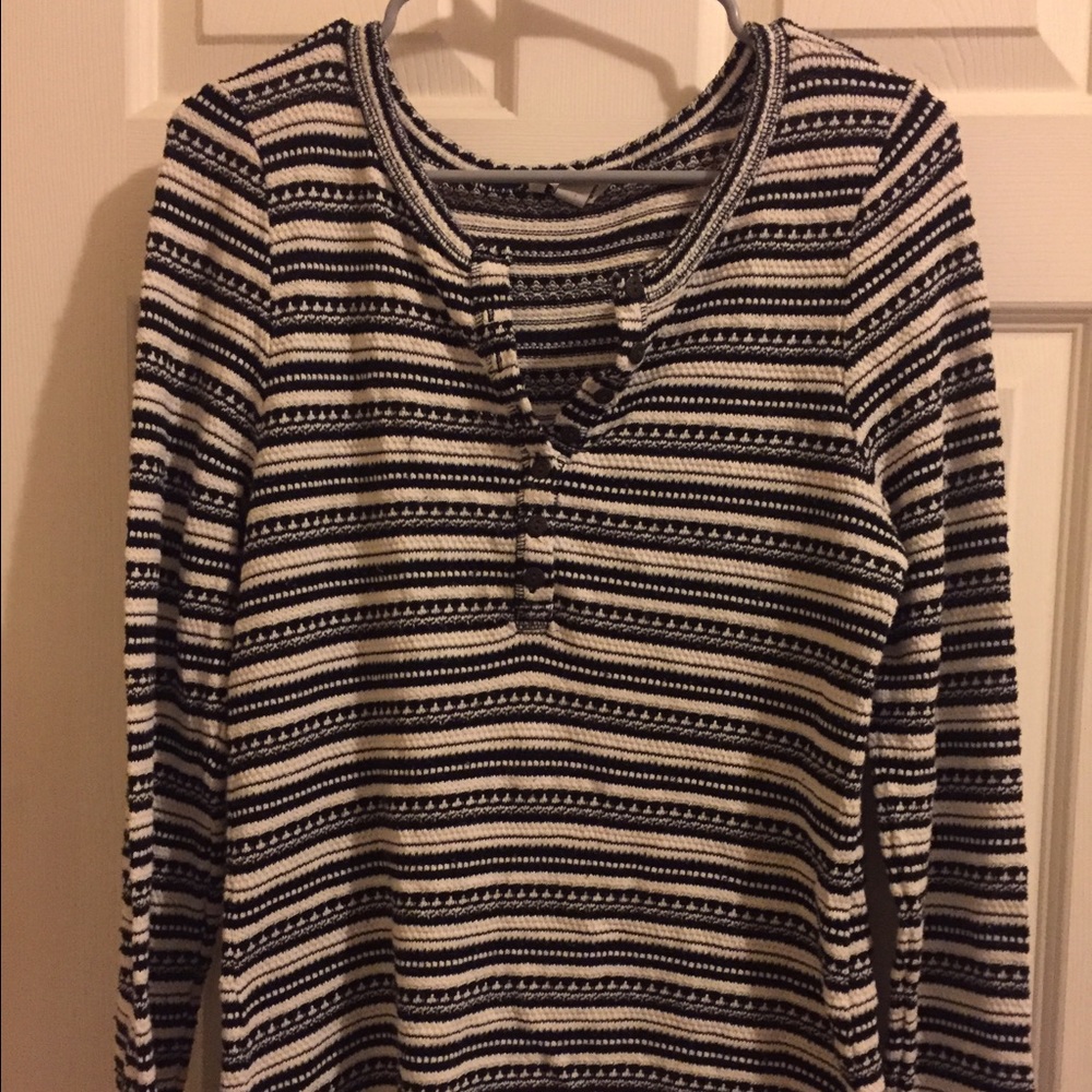 Lucky Brand striped Henley