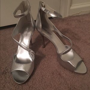 Silver heels