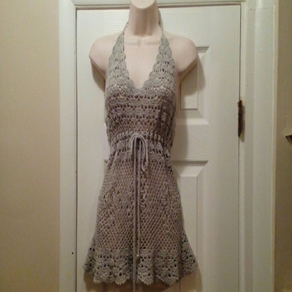 Knit halter top *vintage*
