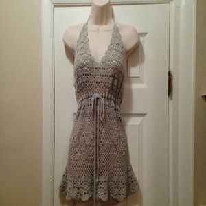 Knit halter top *vintage*