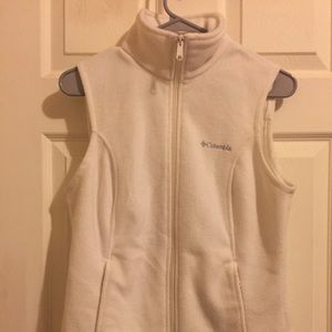 Columbia white vest