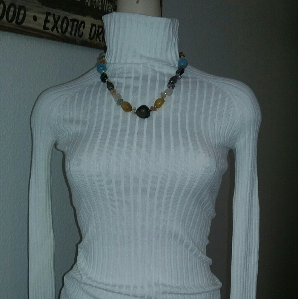 INC White Turtleneck