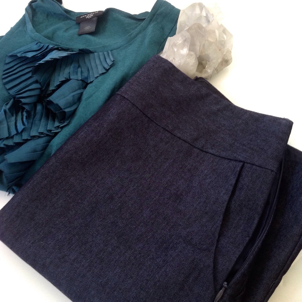 Merona denim pencil skirt