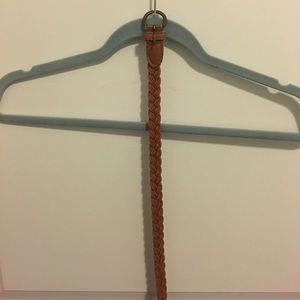 Auburn braided belt