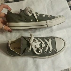 Purple Sequins Converse