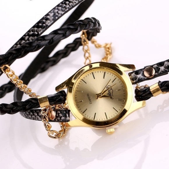 😍😍SOLD layered band watch white and gold - Picture 3 of 3