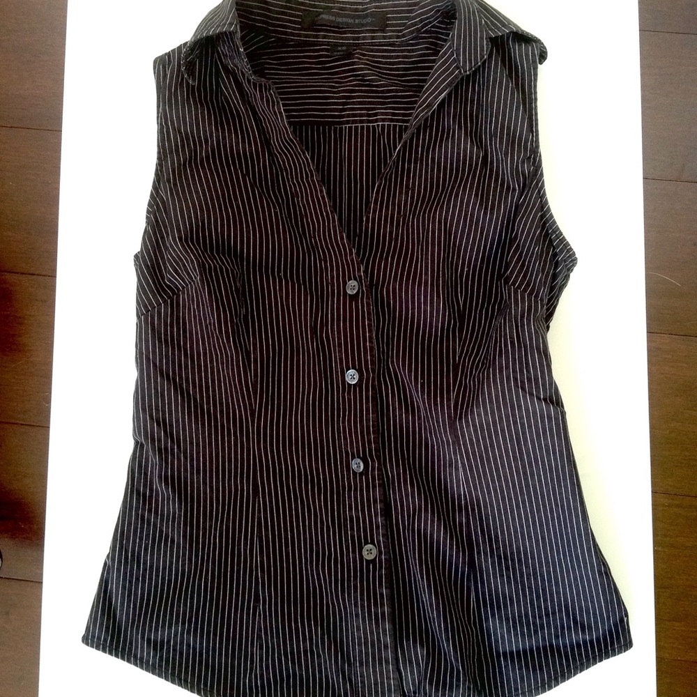 Express design studio pinstripe vest