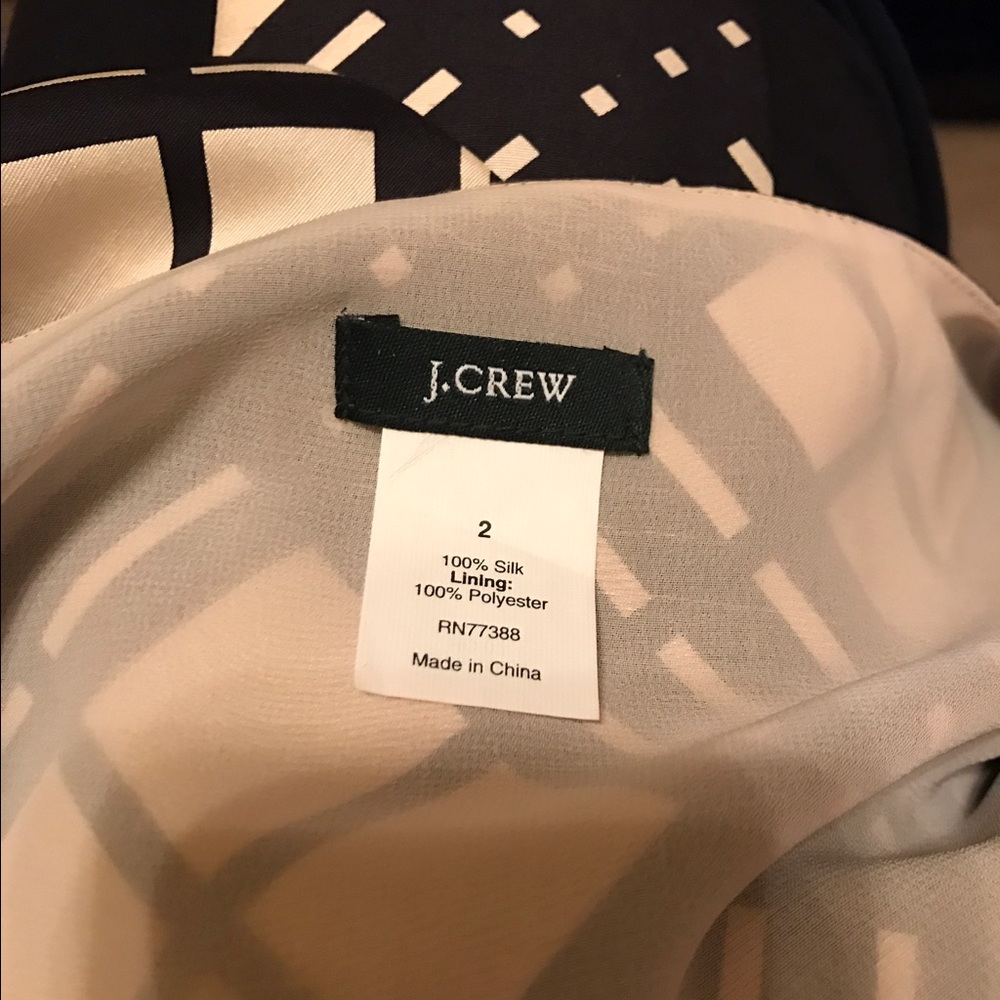 J. Crew Black Silk Blouse NWOT - Picture 6 of 8