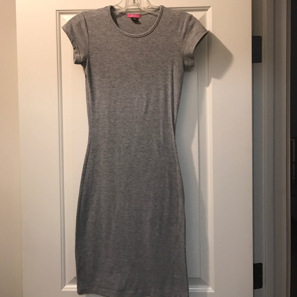 The perfect cute cotton grey dress!
