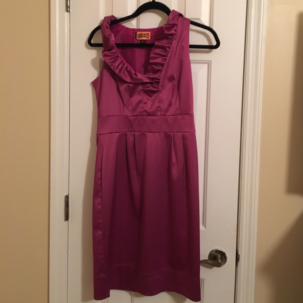 Fuchsia cocktail dress - Sz4