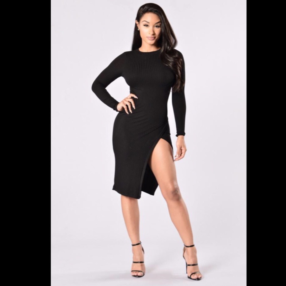 NWOT Fashion Nova Black Dress Size Small
