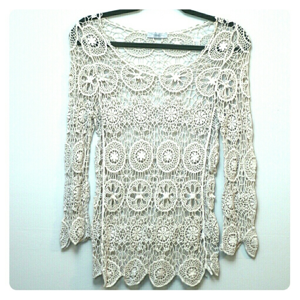 Crochet Lace Top or Cover Up