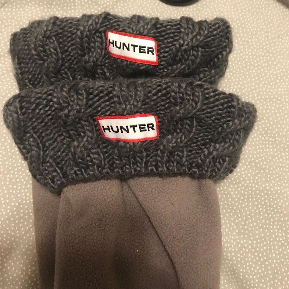 Pair of tall Hunter rain boot socks