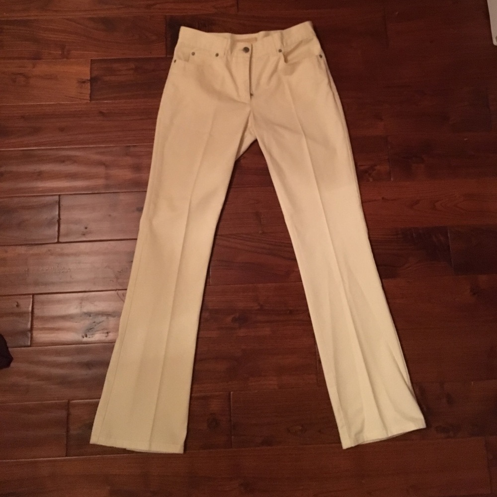 Michael Kors White Flare Jeans