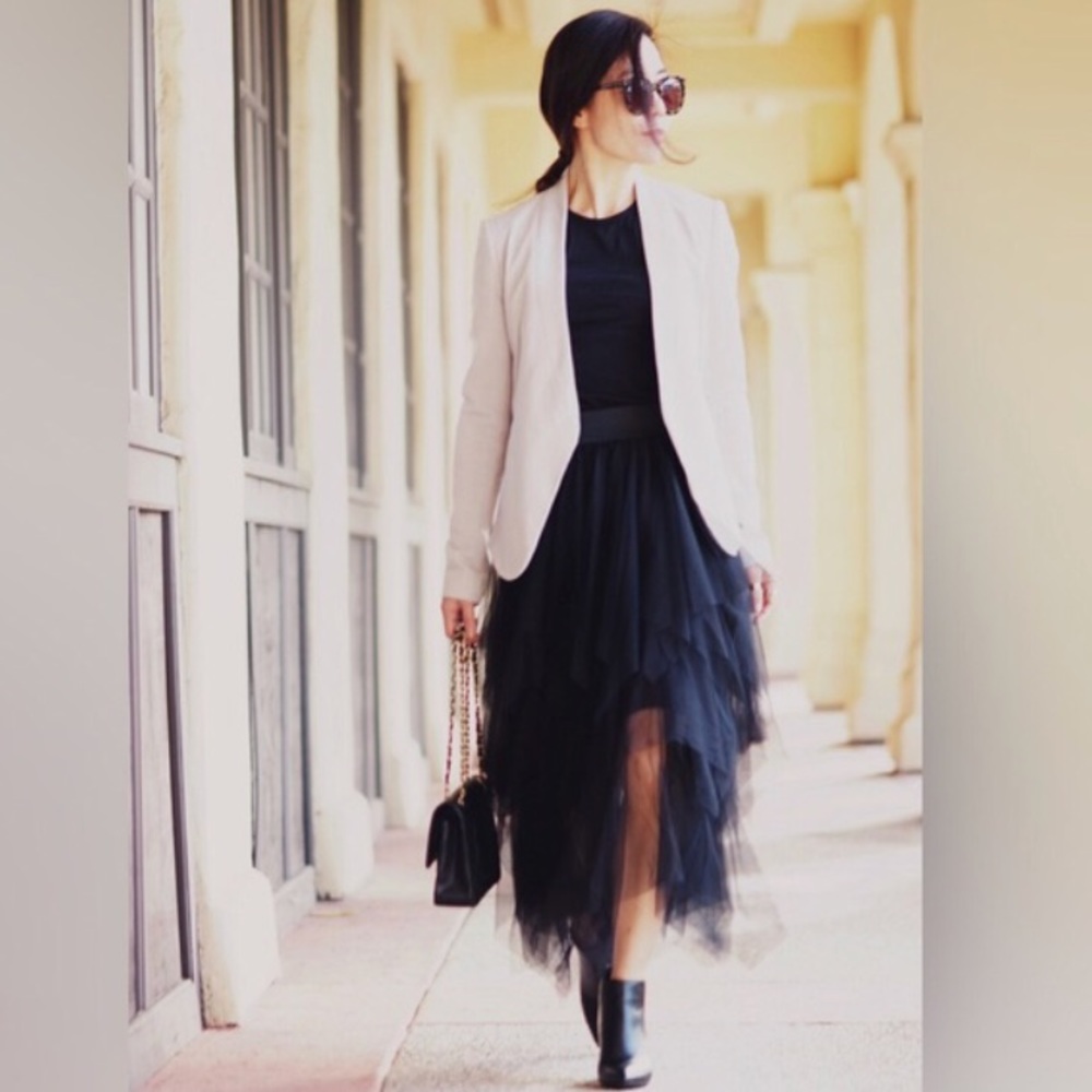 Free people tulle skirt