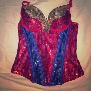 Wonder women sequin corset