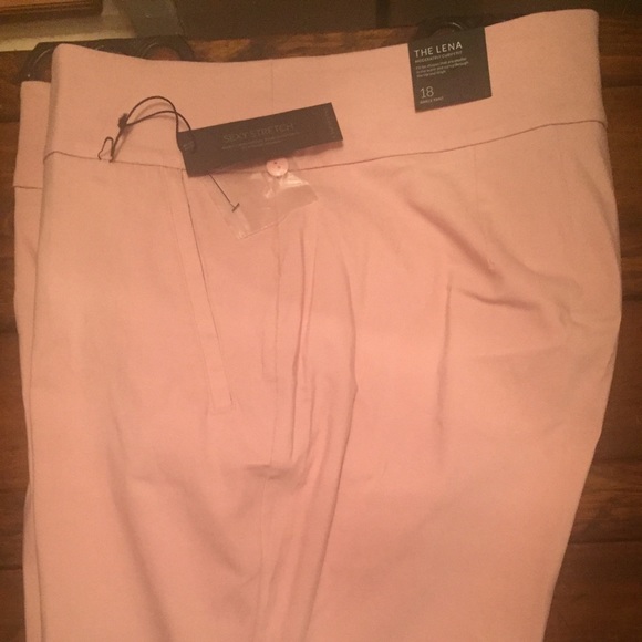 Lane Bryant Pants - 🖐🏼Lane Bryant light pink stretch ANKLE PANT