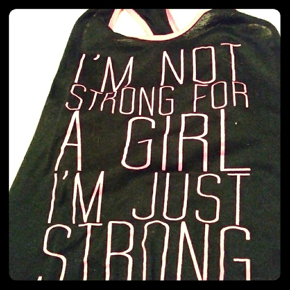 "Strong Girl" workout tank