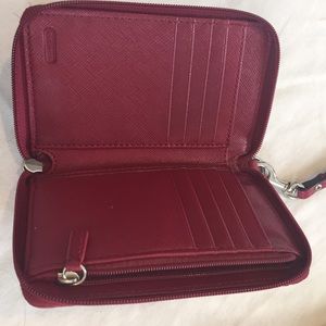 Coach Wallet with Phone Pocket and Strap