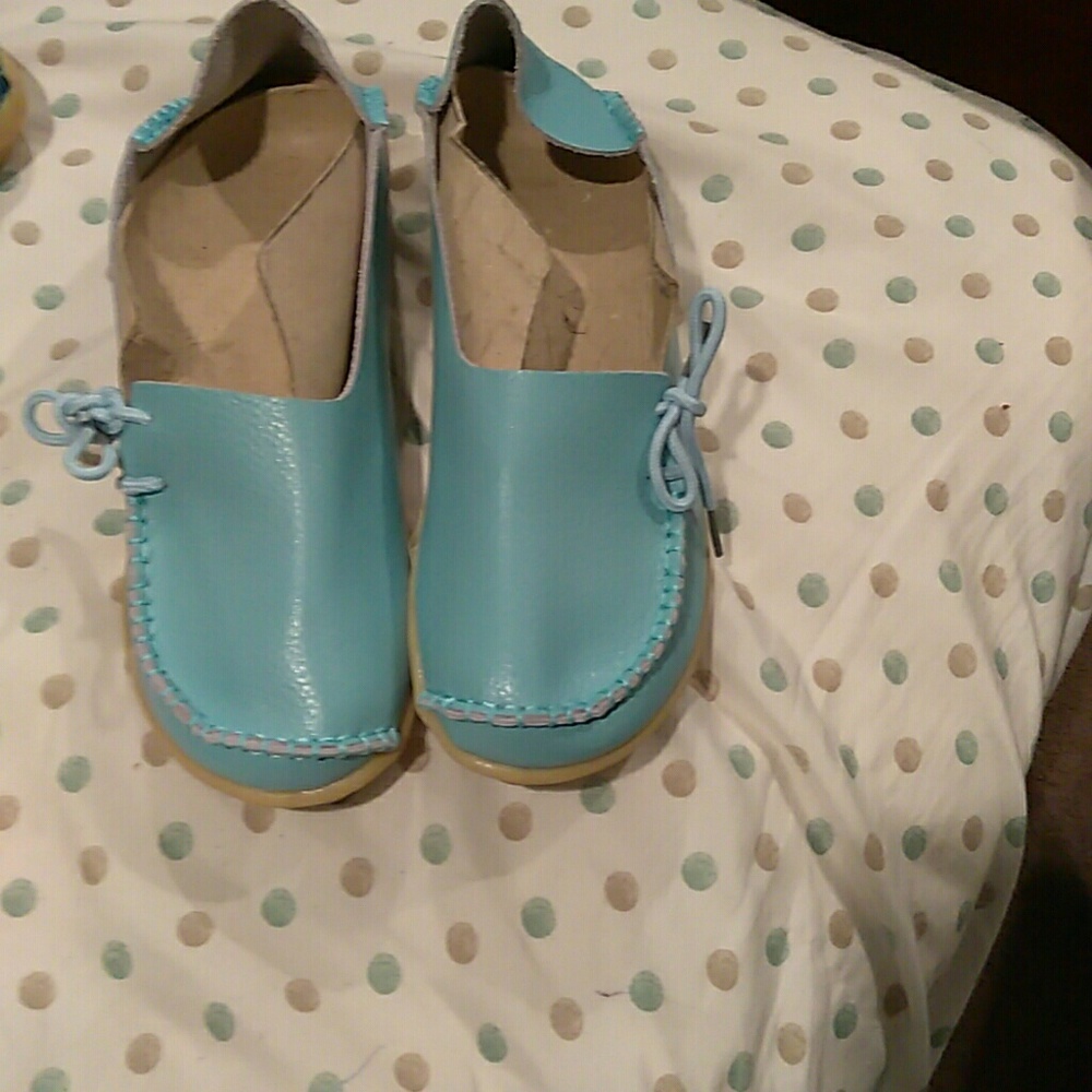 Trendy Retro vintage leather flat shoes