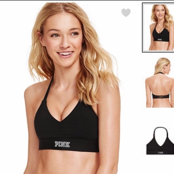 Victoria's Secret PINK Halter Sport Bra - Picture 3 of 4