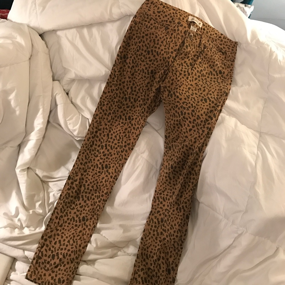 Leopard Stretch Skinny Jeans (7)